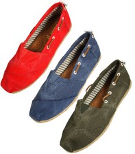 Mocassino slip tela usato  Spedire a Italy