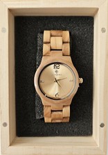 Damen holz armbanduhr gebraucht kaufen  Calau