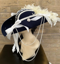 Stunning navy cream for sale  PETERBOROUGH
