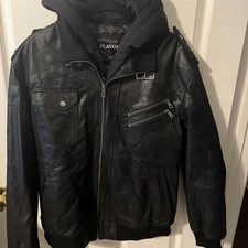 Men leather motorcycle for sale  Jackson
