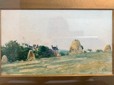 1932 watercolour painting for sale  LONDON