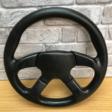 Volante de couro preto genuíno Projekt ZWO, 360mm. Clássico. 8D comprar usado  Enviando para Brazil