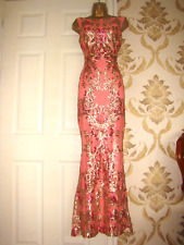Goddiva coral sequin for sale  LONDON
