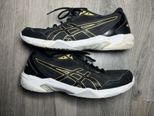 Sapato de vôlei masculino ASICS GEL-Rocket 10 tamanho 13 preto/dourado 1071A054-002, usado comprar usado  Enviando para Brazil