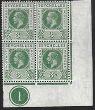 Seychelles 1912 green for sale  MINEHEAD