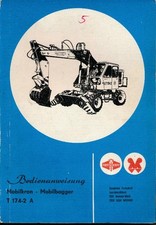 Bedienanweisung 174 bagger gebraucht kaufen  Deutschland