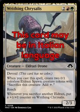 Mtg writhing chrysalis usato  Bari