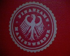 Siegelmarke finanzamt marienwe gebraucht kaufen  Deutschland
