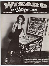Wizard bally pinball for sale  Collingswood