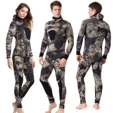 Macacão de mergulho neoprene pesca submarina mergulho dividido camuflagem manter quente roupa de mergulho surfista comprar usado  Enviando para Brazil