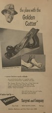 1951 Sargent & Co PRINT AD Hercules Golden Cutter Plane VTG 1950s New Haven CT comprar usado  Enviando para Brazil