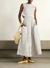 Blusa feminina de linho listrada 'Richard' DESTREE US$ 305 tamanho P  comprar usado  Enviando para Brazil