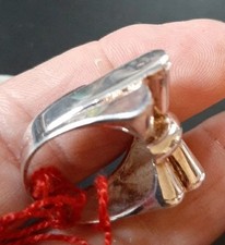 Anello fiocco argento usato  Venezia