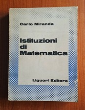 Ingegneria istituzioni matemat usato  Palermo