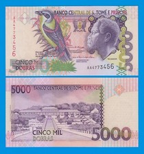 Santo Tomás y Príncipe 5000 Dobras P 65c 2004 UNC Santo Tomé y Príncipe (P 65 c) segunda mano  Embacar hacia Mexico