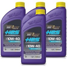 Olio Motore Sintetico HPS 10W40 Royal Purple Alte Prestazioni Benzina Diesel 4pz comprar usado  Enviando para Brazil