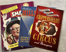 Circus programmes various for sale  PRESTON