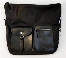 Bolsa satchel tiracolo de náilon Calvin Klein, ajustável preta (554) comprar usado  Enviando para Brazil