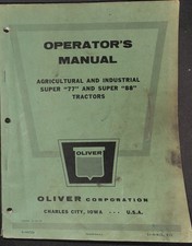 Oliver operator manual for sale  USA