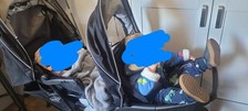 Double pram baby for sale  NEWPORT