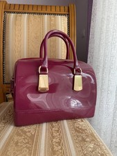 FURLA MADE IN ITALY BOLSA FEMININA DE SILICONE ROSA QUENTE DOCES ALÇA DUPLA TAMANHO ÚNICO comprar usado  Enviando para Brazil