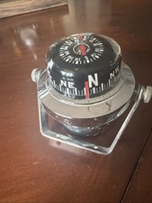 Vintage Cromado Aqua Meter Barco Bússola com Suporte Carrinho de Golfe Carro Caça? comprar usado  Enviando para Brazil
