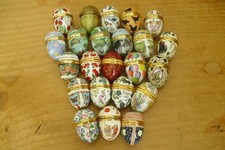 Caixas miniaturas em forma de ovo Halcyon Days aparafusadas - vendidas individualmente - 1 1/4" comprar usado  Enviando para Brazil
