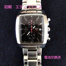Relógio masculino Casio Edifice aço inoxidável mostrador preto quartzo 1,57 polegadas comprar usado  Enviando para Brazil