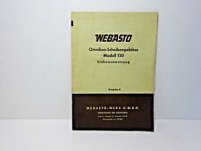 Webasto mnibus scheibengebläs gebraucht kaufen  Pforzheim