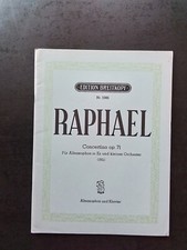 Partition raphael concertino d'occasion  Milly-sur-Thérain