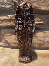 King Tut Sarcófago Caixa de Bugigangas Cor Cobre 7" Magnética Parte Superior Inferior Joias comprar usado  Enviando para Brazil