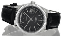 Relógio de pulso masculino vintage TITONI Cosmo King 707 data 360 dias aço inoxidável comprar usado  Enviando para Brazil