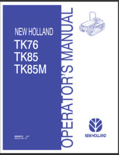 New Holland TK76, TK85, TK85M Tratores Operadores Manual Proprietários 86626574 PDF USB comprar usado  Enviando para Brazil