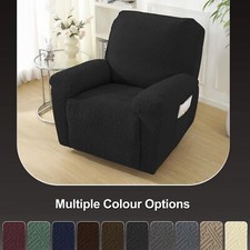 Black recliner sofa for sale  USA