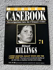 Murder casebook. issue for sale  HALIFAX