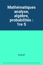 Mathematiques analyse algebre d'occasion  France