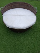 Rattan daybed garden for sale  BEDFORD
