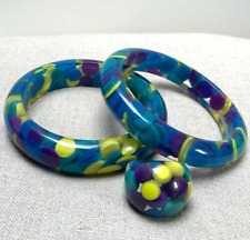 Lucite vintage bangles for sale  NEWRY