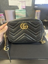 Gucci black leather for sale  Bay Shore