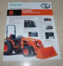 Kubota B3300SU Pakiet ładowarki Ciągnik wysokoprężny Japońska broszura Broszura Broszura, używany na sprzedaż  PL