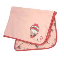 Balão de ar quente vintage GYMBOREE coelho rosa cobertor berço 2 camadas 27 x 29 comprar usado  Enviando para Brazil