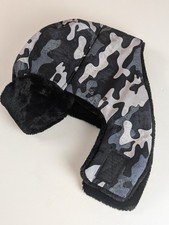 Chapéu caçador camuflado inverno com forro de pele sintética preta – Boné aviador unissex aba orelha comprar usado  Enviando para Brazil