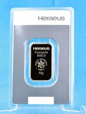 Goldbarren heraeus gramm gebraucht kaufen  Gießen
