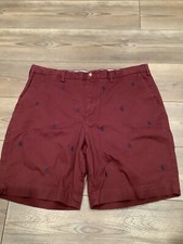Shorts Polo Ralph Lauren All Over Pony Classic 9" 38 marrom novo sem etiquetas, usado comprar usado  Enviando para Brazil