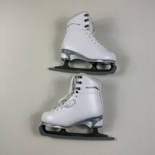Patins bonecos de gelo Jackson Classic branco soft skate feminino/menino meninas tamanho 3 comprar usado  Enviando para Brazil