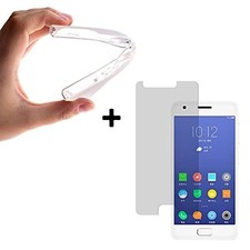 COVER TRASPARENTE + VETRO TEMPERATO PER ZUK Z2 CUSTODIA SILICONE GEL+ PELLICOLA  comprar usado  Enviando para Brazil
