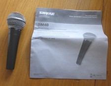 Shure sm48 microphone for sale  EXETER