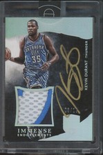 Usado, 2014 Eminance Imense Endorsement Jersey Patch Kevin Durant 3/10 autógrafo comprar usado  Enviando para Brazil
