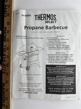 2006 Thermos Select churrasqueira a propano guia manual de instruções vintage comprar usado  Enviando para Brazil