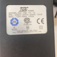 Toc power adapter for sale  BURNTWOOD
